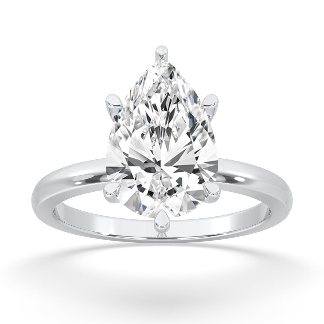 Pear Solitaire Engagement Ring