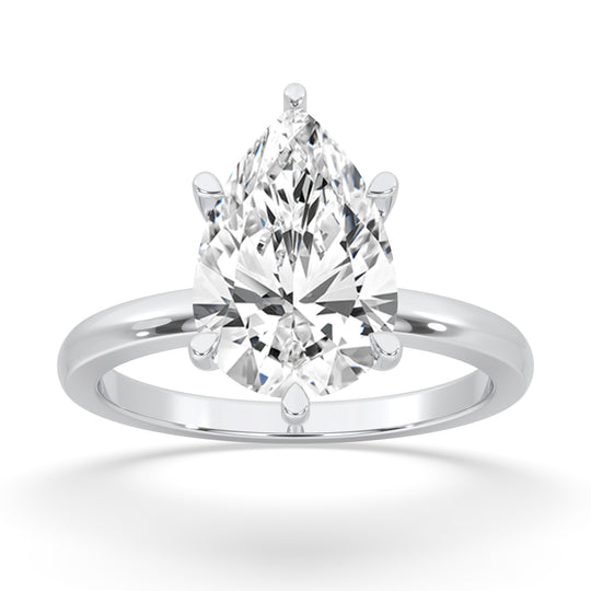 Pear Solitaire Engagement Ring