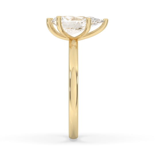 Pear Solitaire Engagement Ring