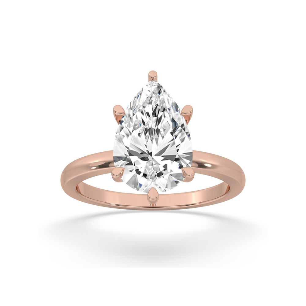 Pear Solitaire Engagement Ring