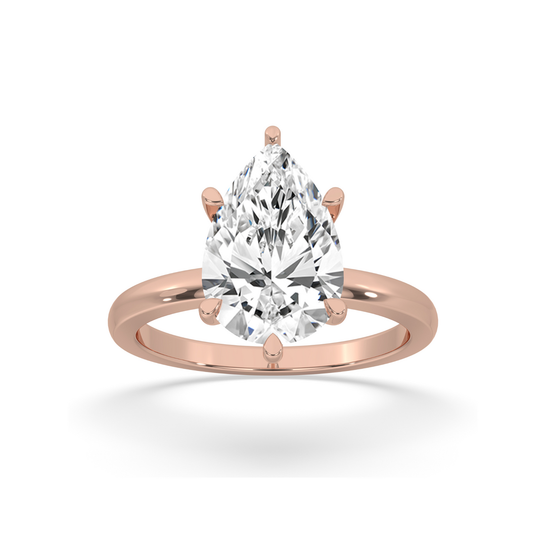 Pear Solitaire Engagement Ring