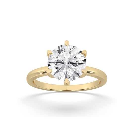 Round Solitaire Ring