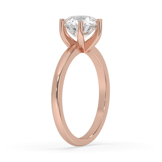 Round Solitaire Ring