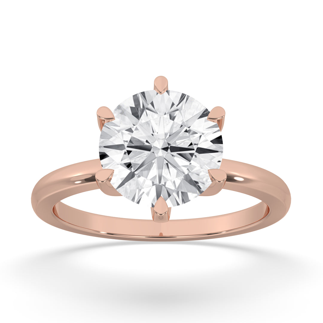 Round Solitaire Ring