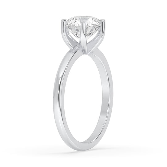 Round Solitaire Ring