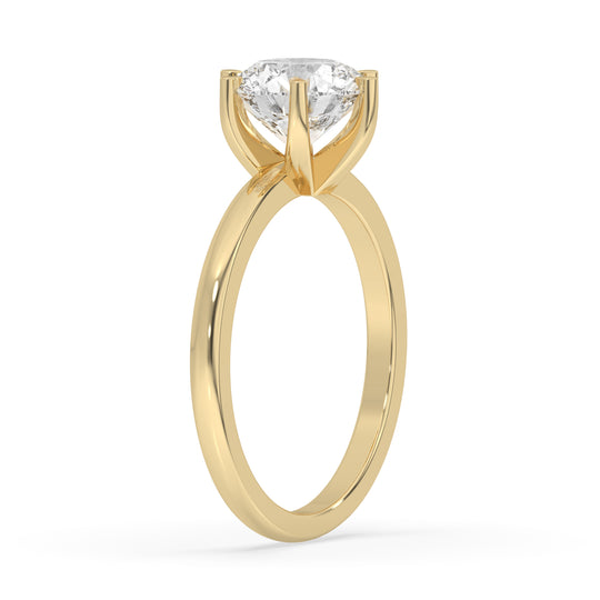 Round Solitaire Ring