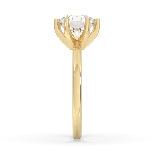 Round Solitaire Ring