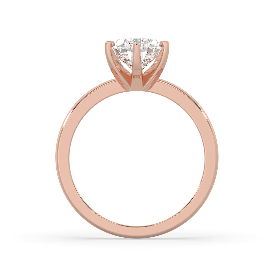 Pear Cut Engagement Ring 6 Prongs
