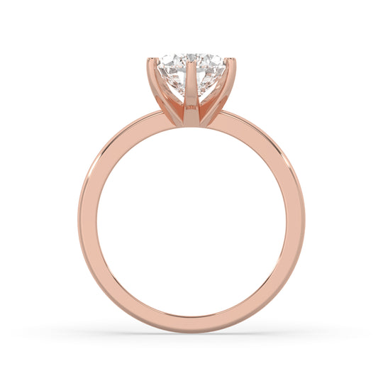 Pear Cut Engagement Ring 6 Prongs