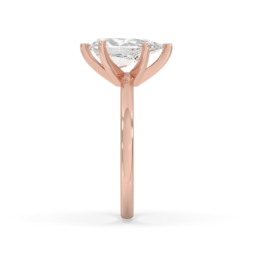 Pear Cut Engagement Ring 6 Prongs