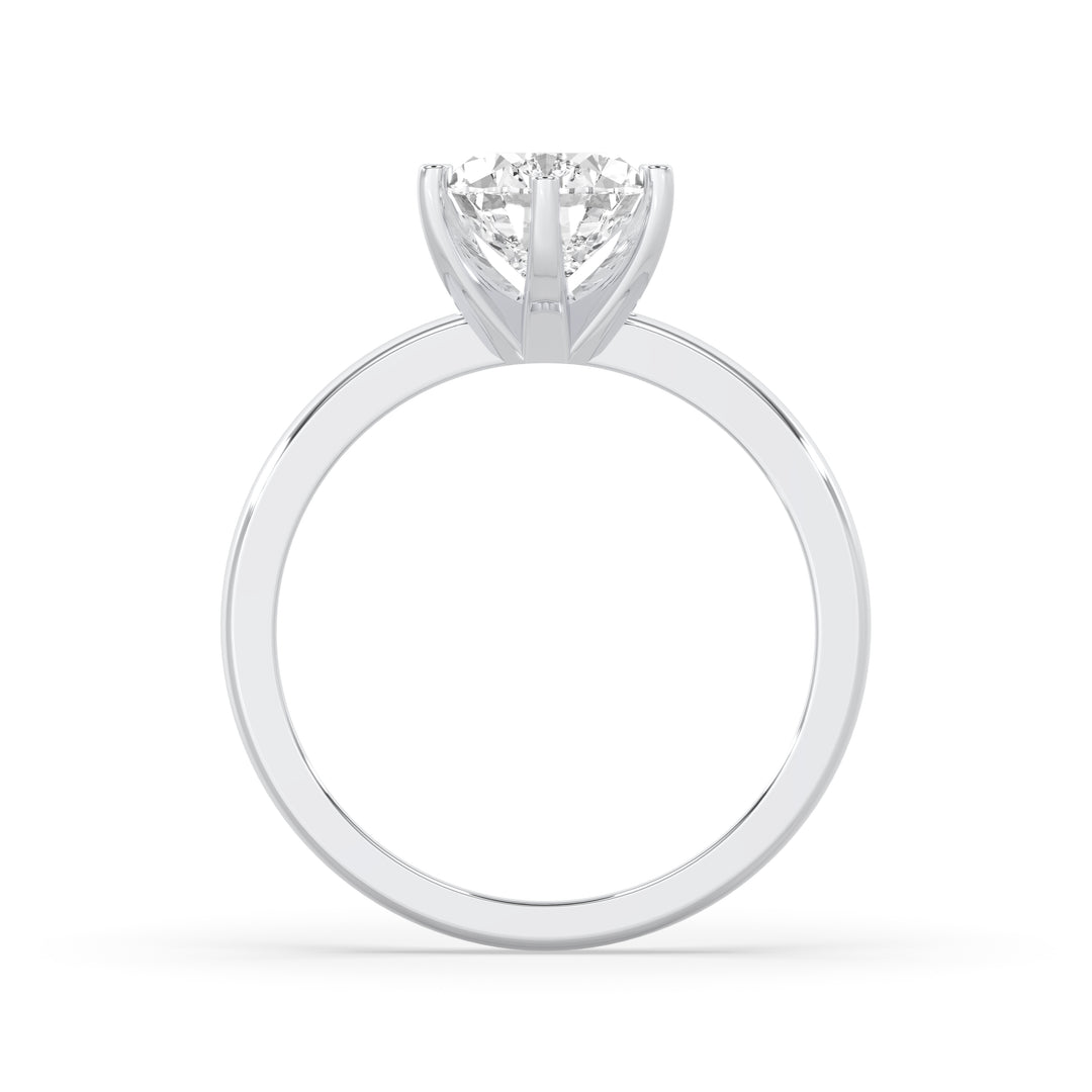 Pear Cut Engagement Ring 6 Prongs