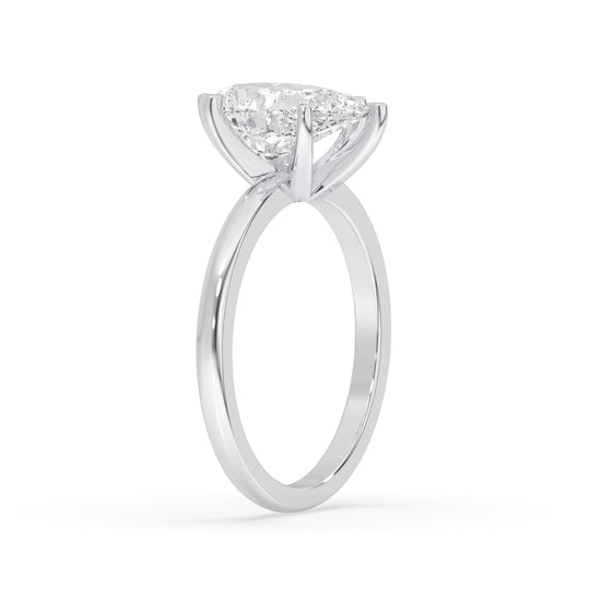 Pear Cut Engagement Ring 6 Prongs