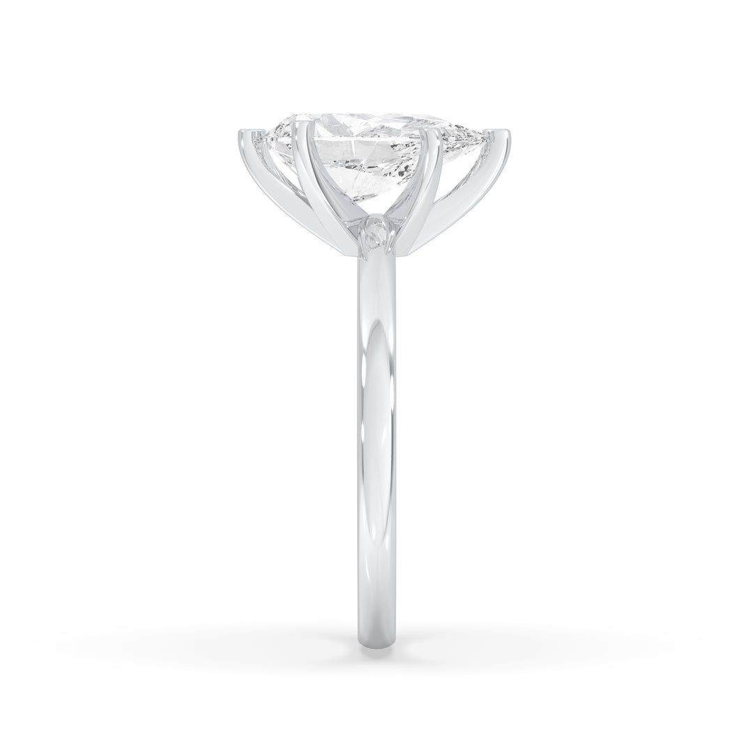 Pear Cut Engagement Ring 6 Prongs