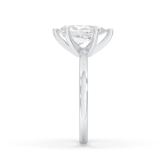 Pear Cut Engagement Ring 6 Prongs