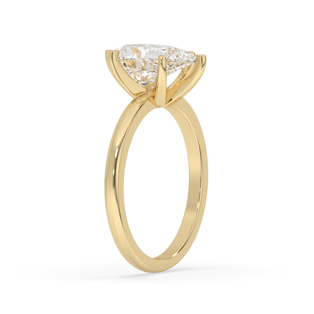 Pear Cut Engagement Ring 6 Prongs
