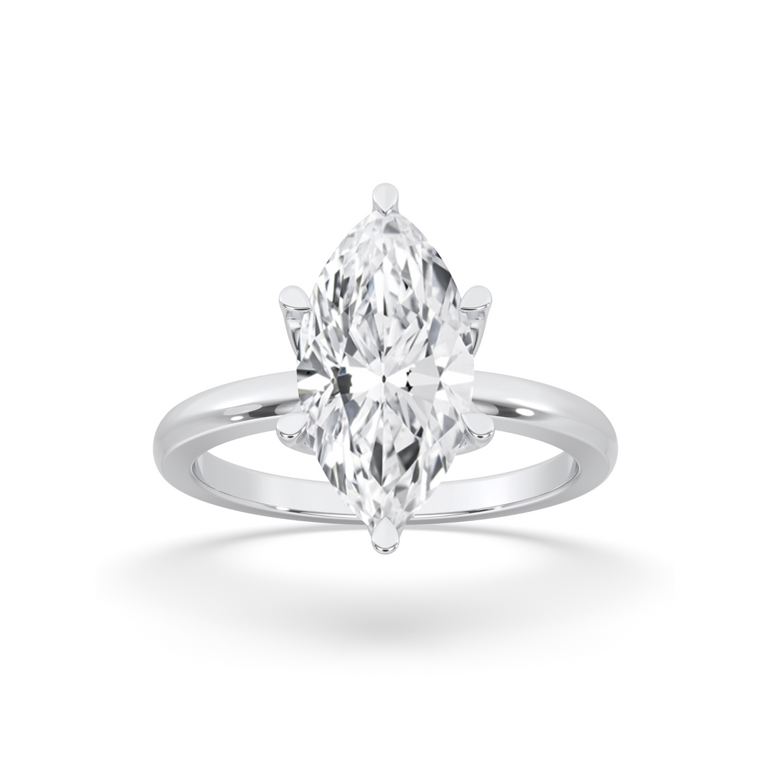 Marquise Cut Flower Basket Setting
