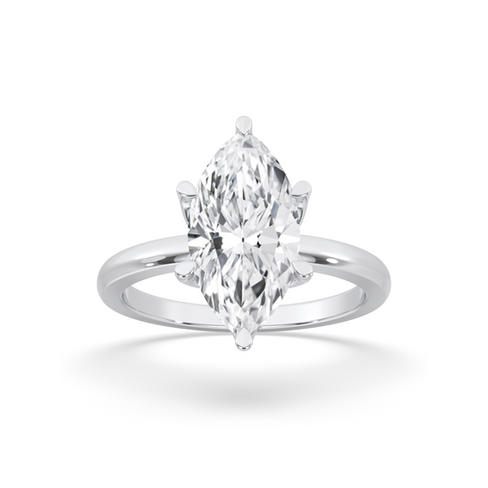 Marquise Cut Flower Basket Setting