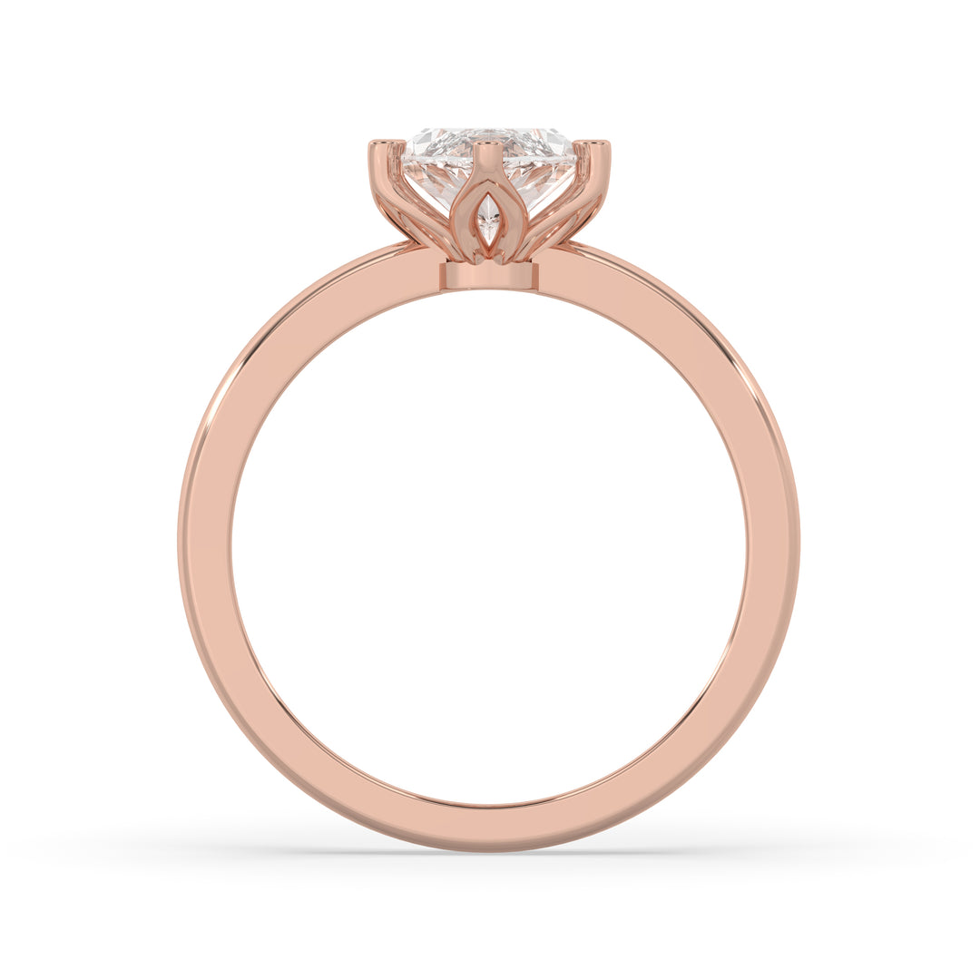 Marquise Cut Flower Basket Setting