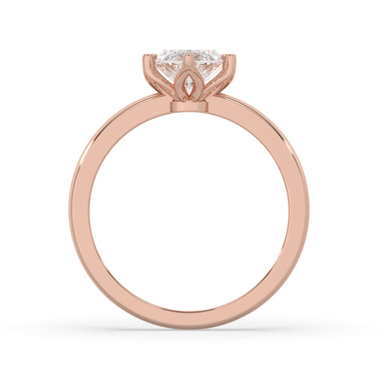 Marquise Cut Flower Basket Setting