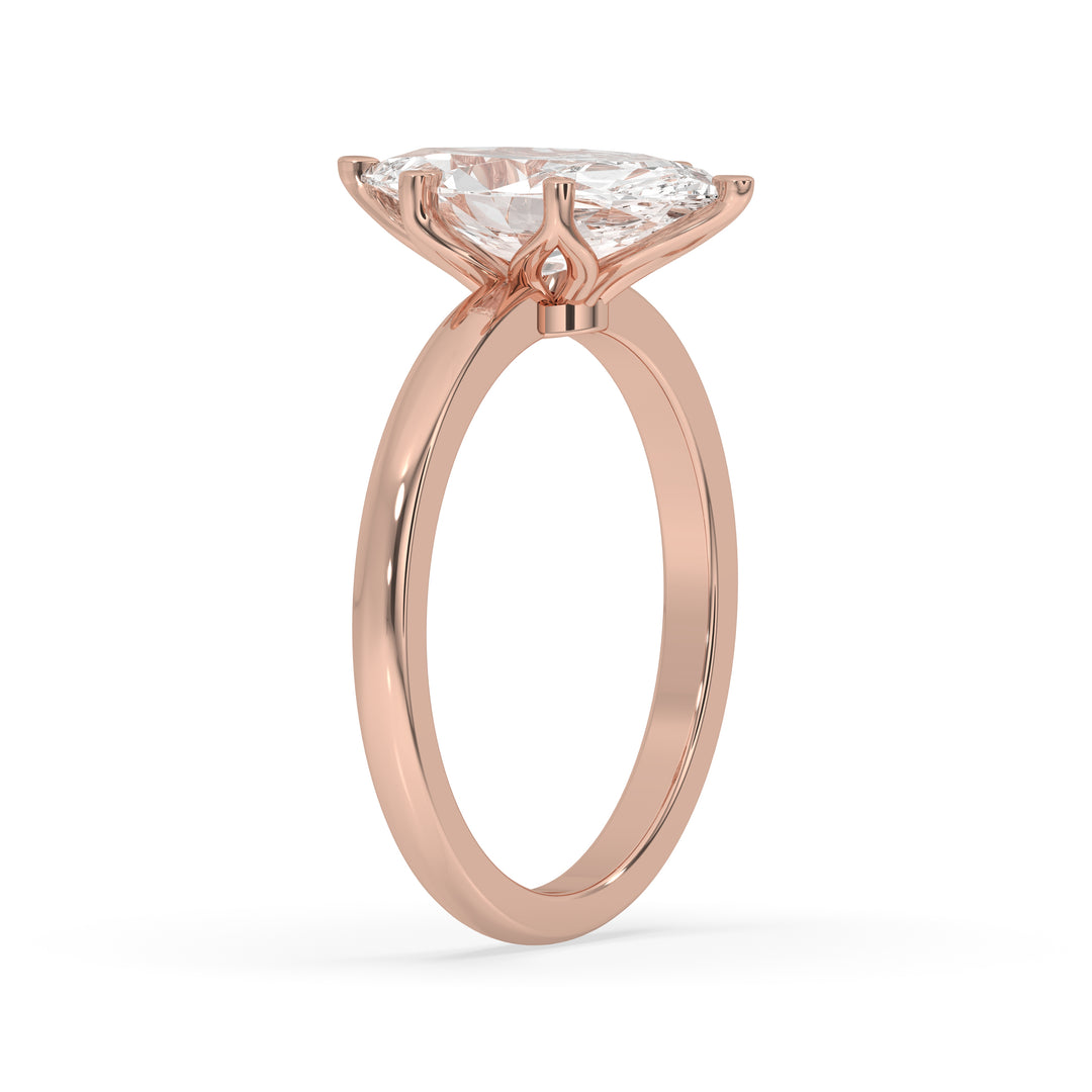 Marquise Cut Flower Basket Setting