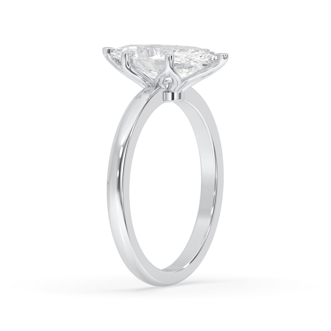 Marquise Cut Flower Basket Setting