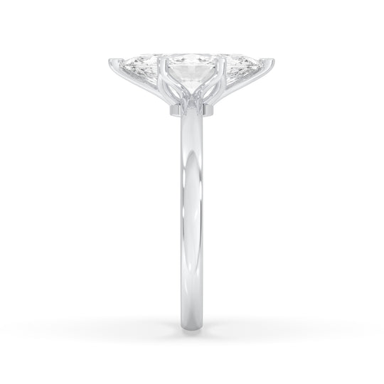 Marquise Cut Flower Basket Setting