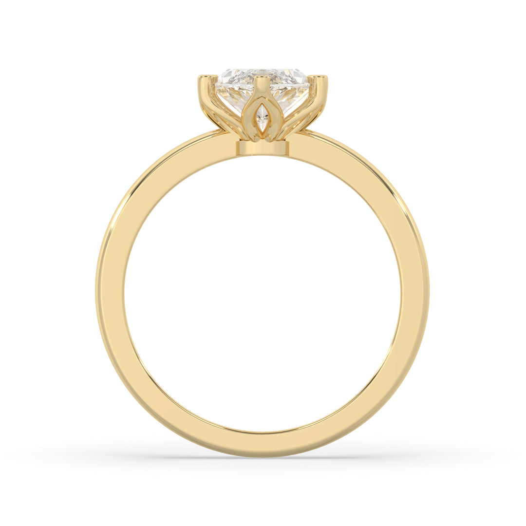 Marquise Cut Flower Basket Setting
