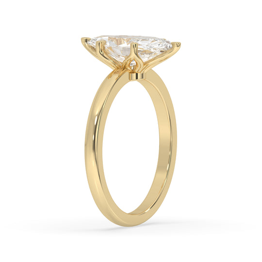 Marquise Cut Flower Basket Setting