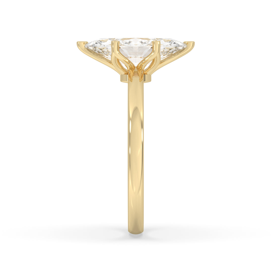 Marquise Cut Flower Basket Setting