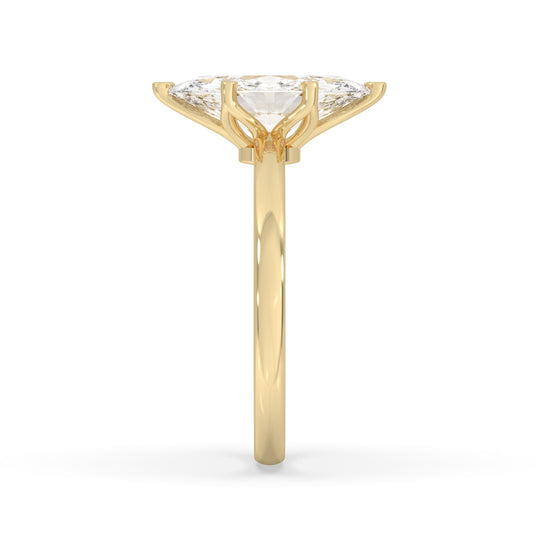 Marquise Cut Flower Basket Setting
