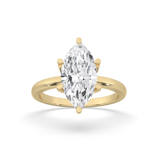 Marquise Cut Flower Basket Setting