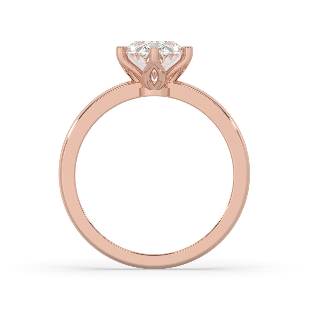 Oval Cut Flower Basket Setting