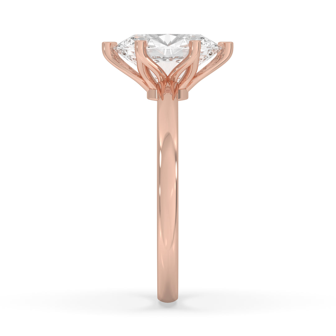 Oval Cut Flower Basket Setting