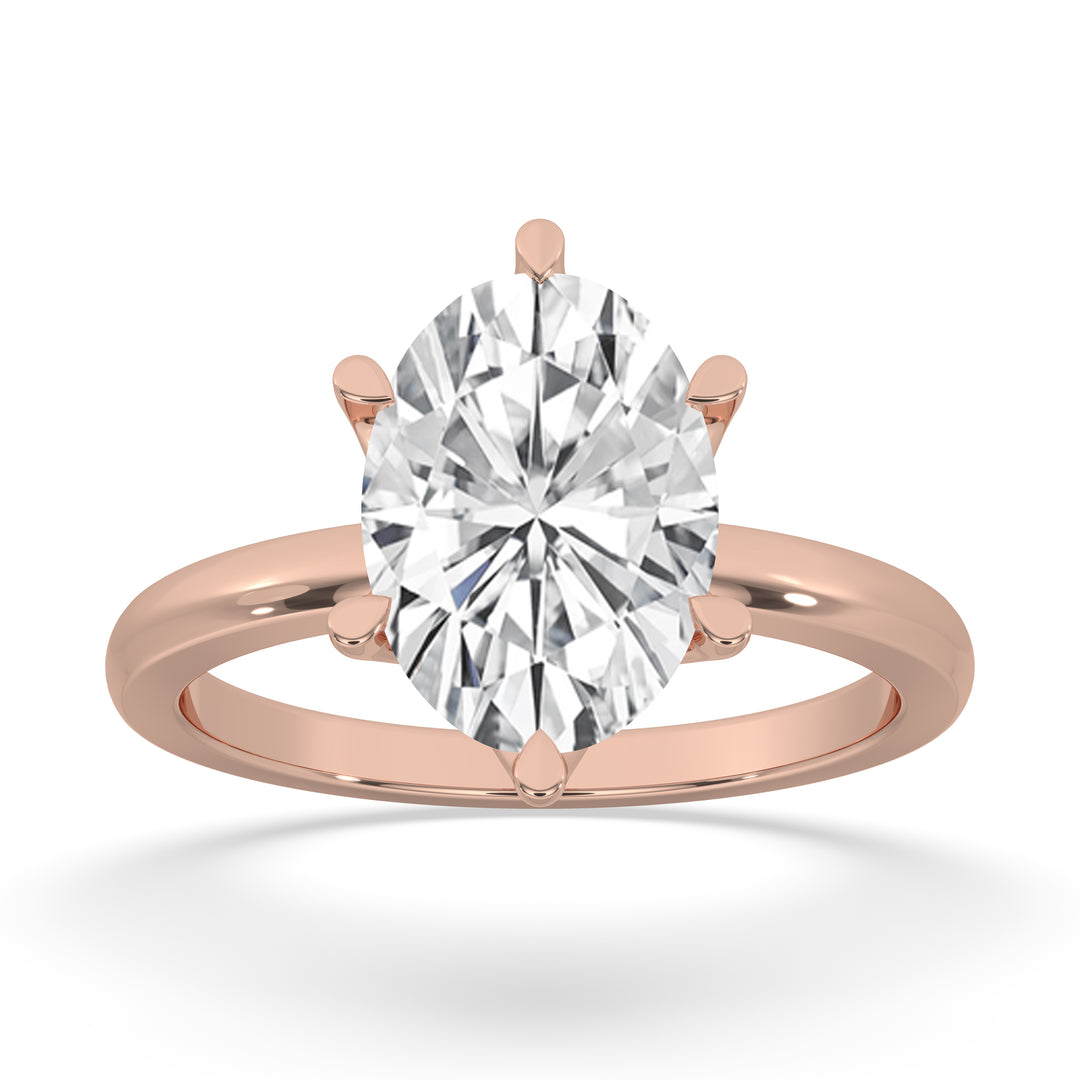 Oval Cut Flower Basket Setting