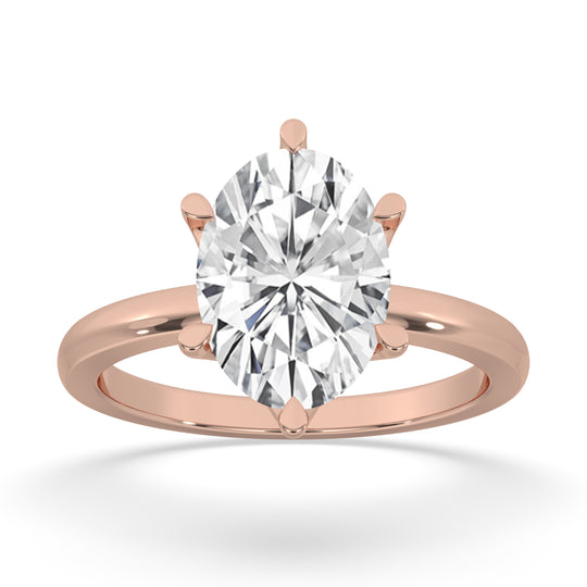 Oval Cut Flower Basket Setting