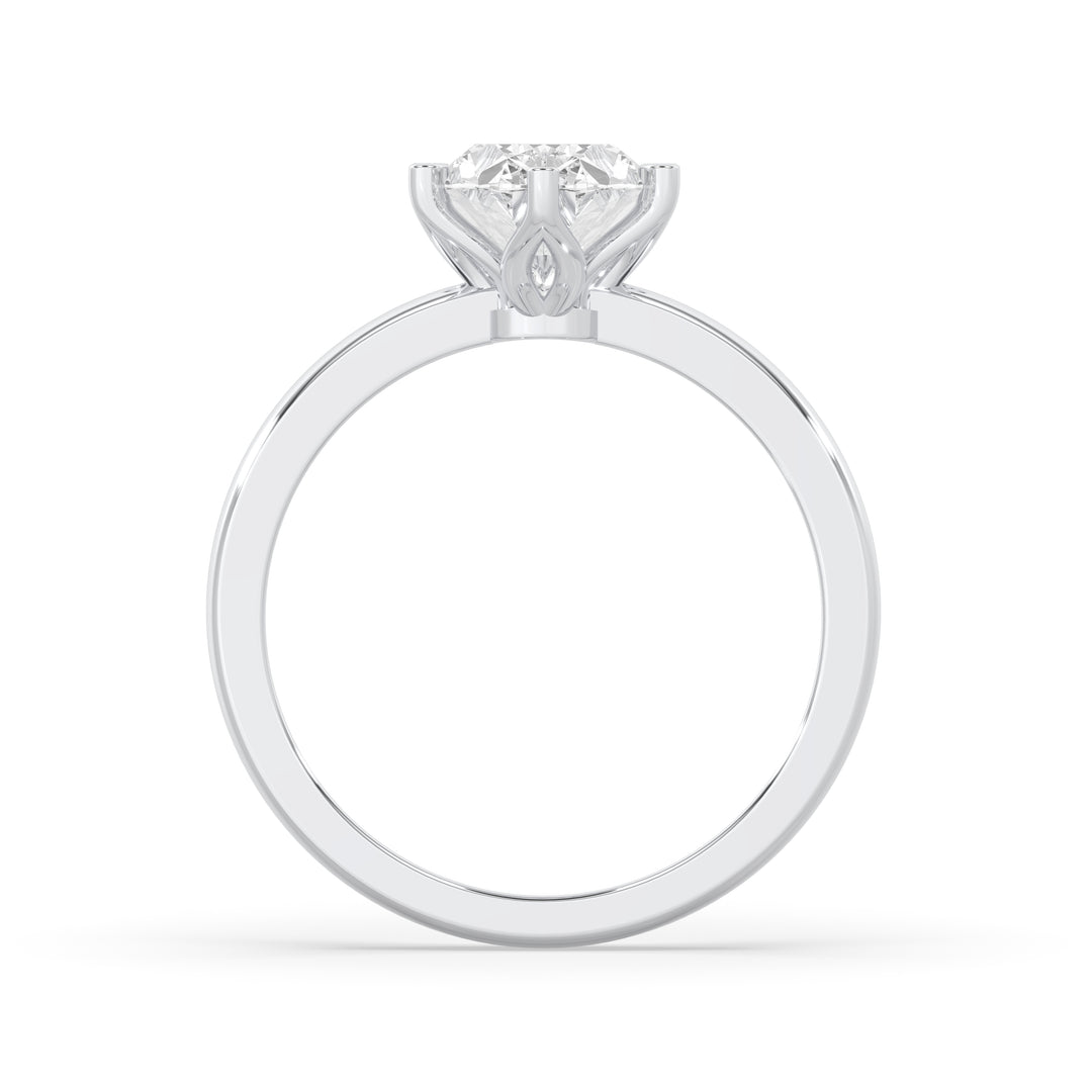 Oval Cut Flower Basket Setting