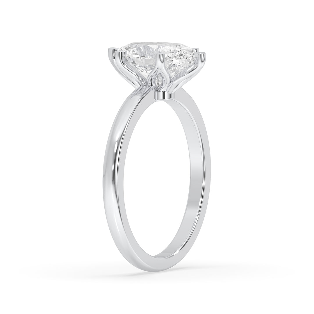 Oval Cut Flower Basket Setting