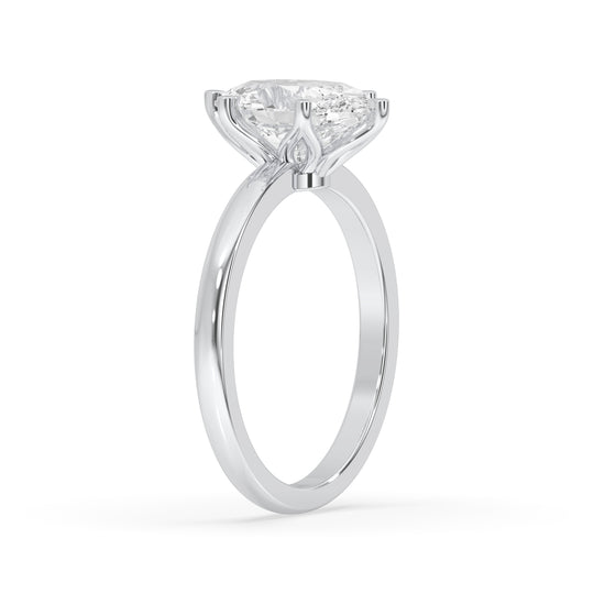Oval Cut Flower Basket Setting