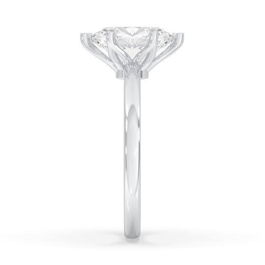 Oval Cut Flower Basket Setting