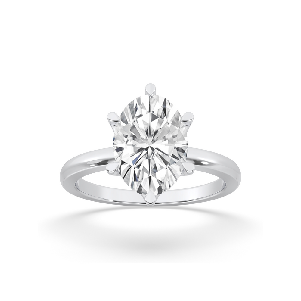 Oval Cut Flower Basket Setting