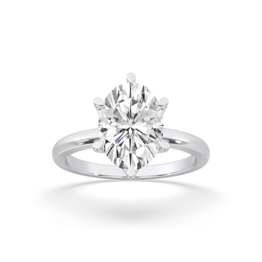Oval Cut Flower Basket Setting