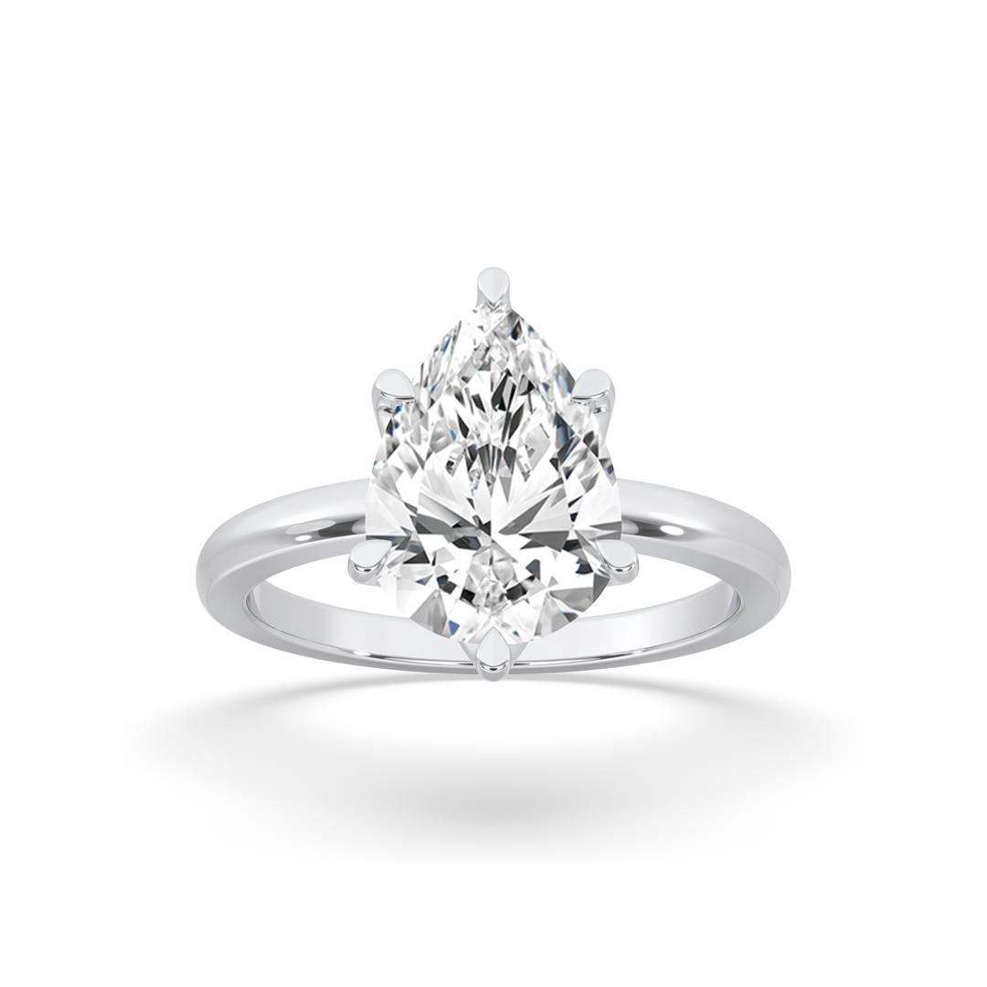 Pear Cut Flower Basket Ring