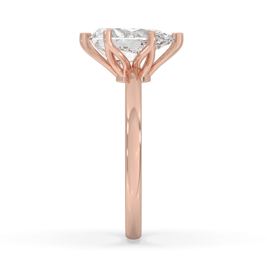 Pear Cut Flower Basket Ring