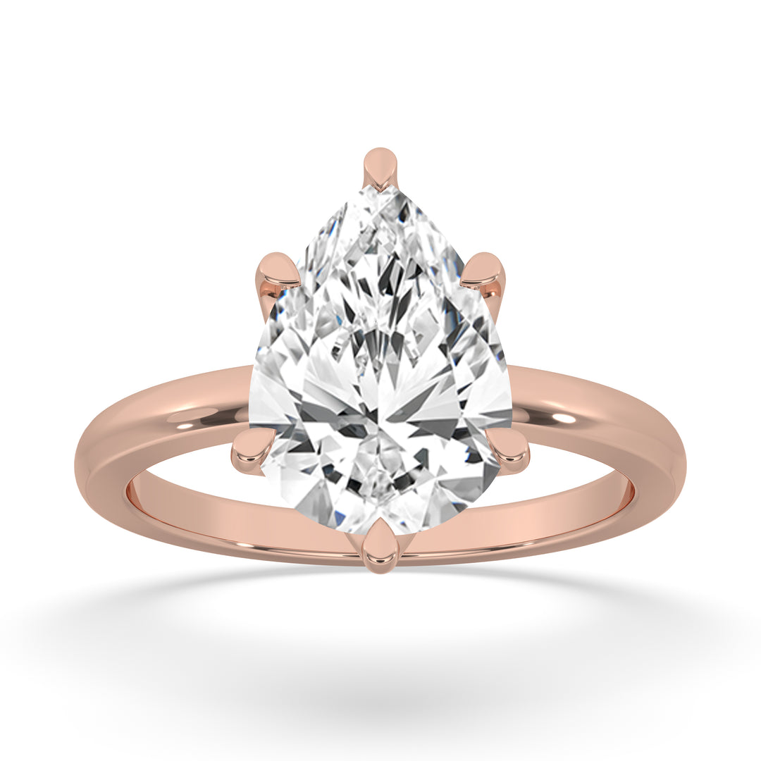 Pear Cut Flower Basket Ring