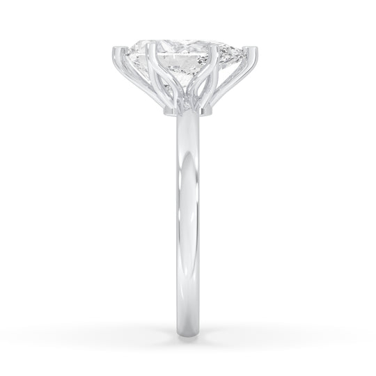 Pear Cut Flower Basket Ring