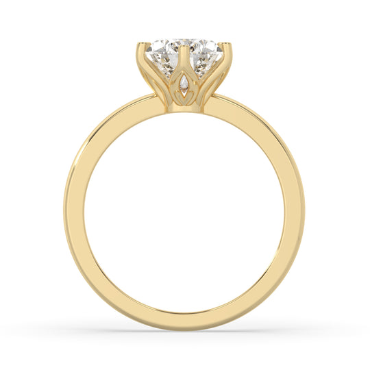 Pear Cut Flower Basket Ring