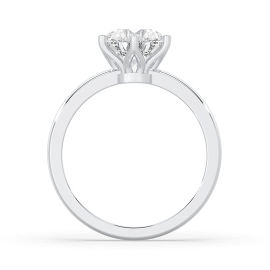 Round Engagement Ring