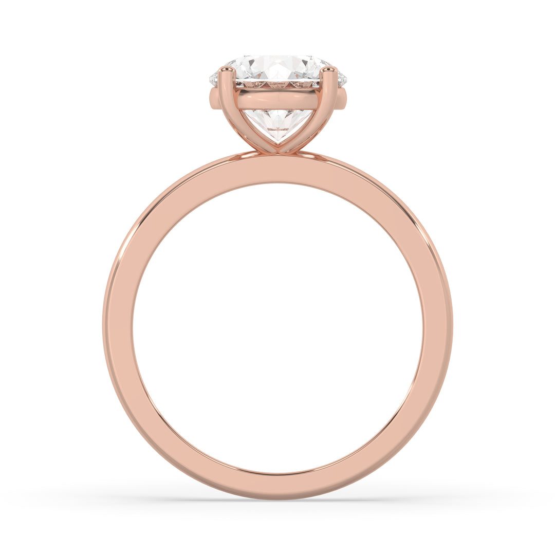 Round Engagement Ring