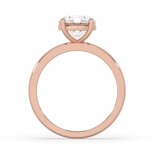 Round Engagement Ring
