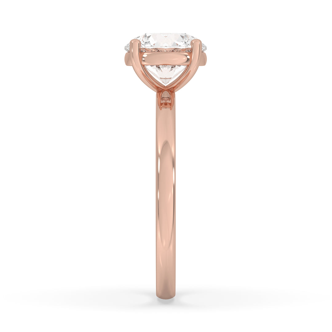 Round Engagement Ring